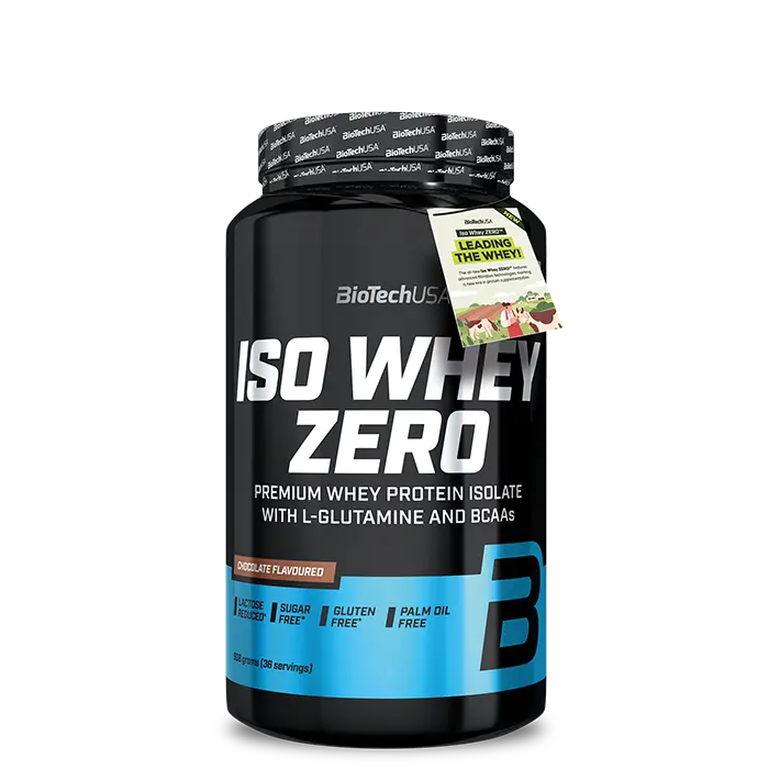 Iso Whey Zero fra Biotech - Myseproteinisolat med høyt biologisk verdi.