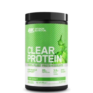Clear Protein 100 % plant protein isolate er et vegansk proteinpulver basert på hydrolysert erteproteinisolat. Gode smaker og god løselighet i vann.