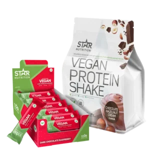 1 x Vegan Protein Shake + 12 x Star Nutrition Vegan Protein Bar, 55g